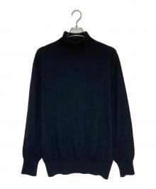 COMME des GARCONS HOMME（コムデギャルソン オム）の古着「タートルネックニット」｜ブラック