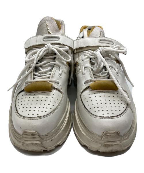 Maison Margiela（メゾンマルジェラ）Maison Margiela (メゾンマルジェラ) レトロフィットスニーカー ホワイト サイズ:44の古着・服飾アイテム