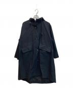 MHLエムエイチエル）の古着「COATING COTTON RAMIE」｜ブラック