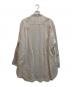 s'yte (サイト) COTTON/LINEN POPLIN PLEATED OVERSIZE SHIRT ベージュ サイズ:3：12000円