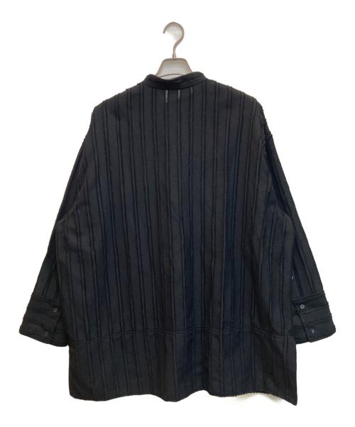 CITYSHOP（シティショップ）CITYSHOP (シティショップ) BAND COLLAR POCKET シャツ ブラック サイズ:SIZE Freeの古着・服飾アイテム
