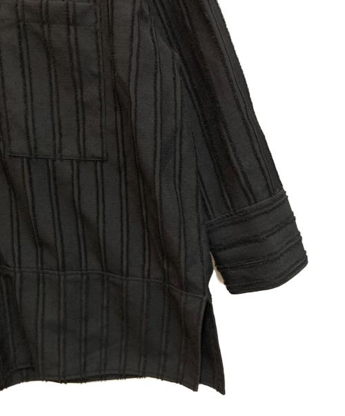 CITYSHOP（シティショップ）CITYSHOP (シティショップ) BAND COLLAR POCKET シャツ ブラック サイズ:SIZE Freeの古着・服飾アイテム