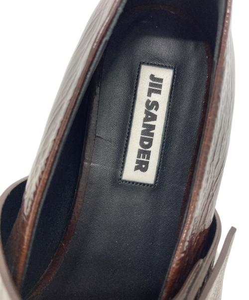 JIL SANDER（ジルサンダー）JIL SANDER (ジルサンダー) BUCKLE BALLET FLATS ブラウン サイズ:SIZE 39の古着・服飾アイテム