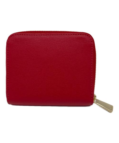 FURLA（フルラ）FURLA (フルラ) ラウンドジップウォレット レッドの古着・服飾アイテム
