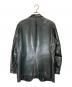 Yohji Yamamoto pour homme (ヨウジヤマモト プールオム) レザーテーラードジャケット ブラック×グリーン サイズ:2：100000円