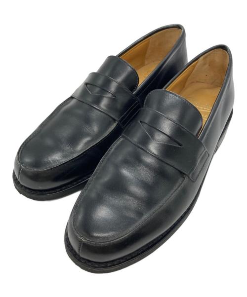PARABOOT（パラブーツ）PARABOOT (パラブーツ) ADONISレザー ローファー ブラック サイズ:SIZE 6の古着・服飾アイテム