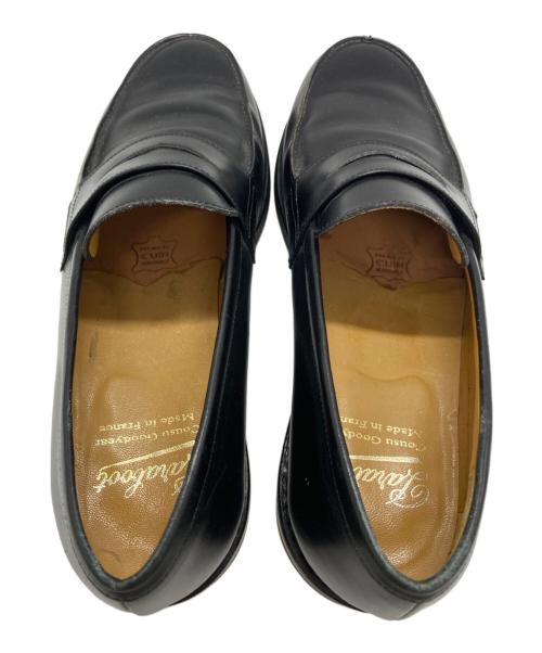 PARABOOT（パラブーツ）PARABOOT (パラブーツ) ADONISレザー ローファー ブラック サイズ:SIZE 6の古着・服飾アイテム