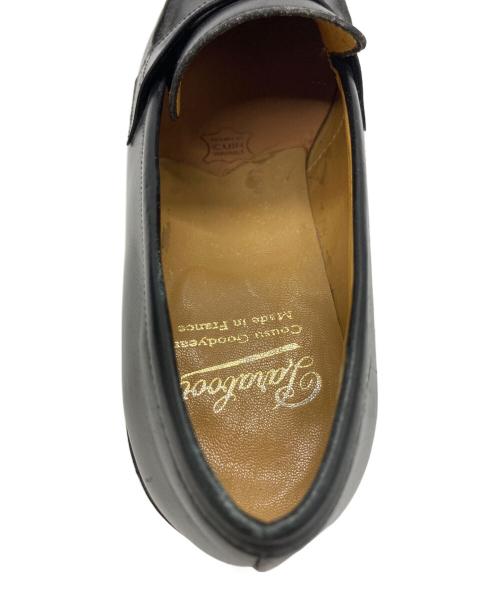 PARABOOT（パラブーツ）PARABOOT (パラブーツ) ADONISレザー ローファー ブラック サイズ:SIZE 6の古着・服飾アイテム