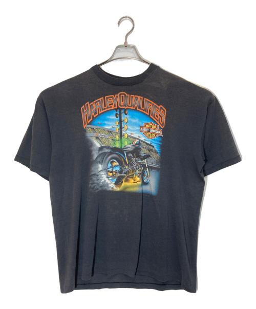HARLEY-DAVIDSON（ハーレーダビッドソン）HARLEY-DAVIDSON (ハーレーダビッドソン) ヴィンテージTシャツ ブラック サイズ:XLの古着・服飾アイテム