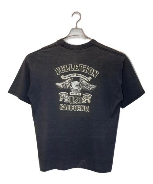 HARLEY-DAVIDSON（ハーレーダビッドソン）HARLEY-DAVIDSON (ハーレーダビッドソン) ヴィンテージTシャツ ブラック サイズ:XLの古着・服飾アイテム
