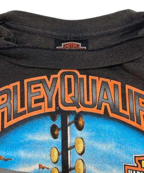 HARLEY-DAVIDSON（ハーレーダビッドソン）HARLEY-DAVIDSON (ハーレーダビッドソン) ヴィンテージTシャツ ブラック サイズ:XLの古着・服飾アイテム