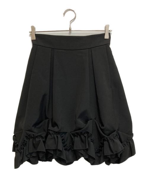 FOXEY NEWYORK（フォクシーニューヨーク）FOXEY NEWYORK (フォクシーニューヨーク) フレアスカート ブラック サイズ:40の古着・服飾アイテム