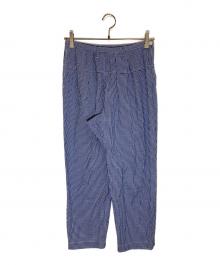 tricot COMME des GARCONS（トリココムデギャルソン）の古着「クロップドパンツ」｜ホワイト×ブルー