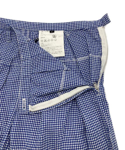 tricot COMME des GARCONS（トリココムデギャルソン）tricot COMME des GARCONS (トリココムデギャルソン) クロップドパンツ ホワイト×ブルー サイズ:Sの古着・服飾アイテム