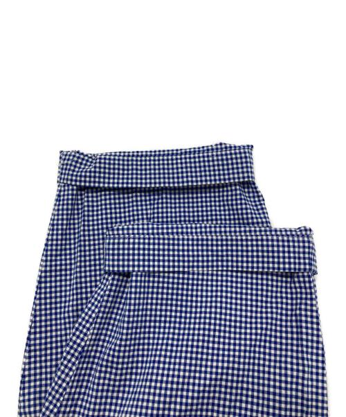 tricot COMME des GARCONS（トリココムデギャルソン）tricot COMME des GARCONS (トリココムデギャルソン) クロップドパンツ ホワイト×ブルー サイズ:Sの古着・服飾アイテム