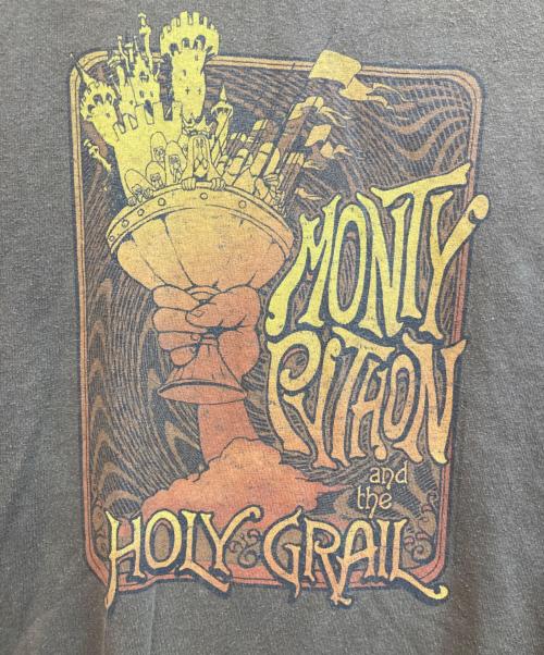 ALSTYLE APPAREL & ACTIVEWEAR（アレスタイルアパレル＆アクティブウェア）ALSTYLE APPAREL & ACTIVEWEAR (アレスタイルアパレル＆アクティブウェア) Monty Python & The Holy Grail Tee ブラウン サイズ:Lの古着・服飾アイテム