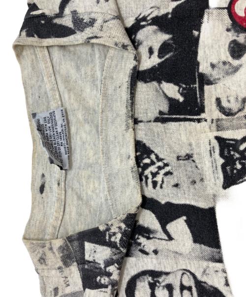 LEE（リー）LEE (リー) ROLLING STONES (ローリングストーンズ) ヴィンテージプリントTシャツ グレー サイズ:Lの古着・服飾アイテム