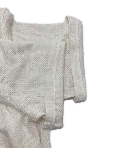A.P.C.（アーペーセー）A.P.C. (アーペーセー) ロゴメッシュカットソー ホワイト サイズ:Sの古着・服飾アイテム