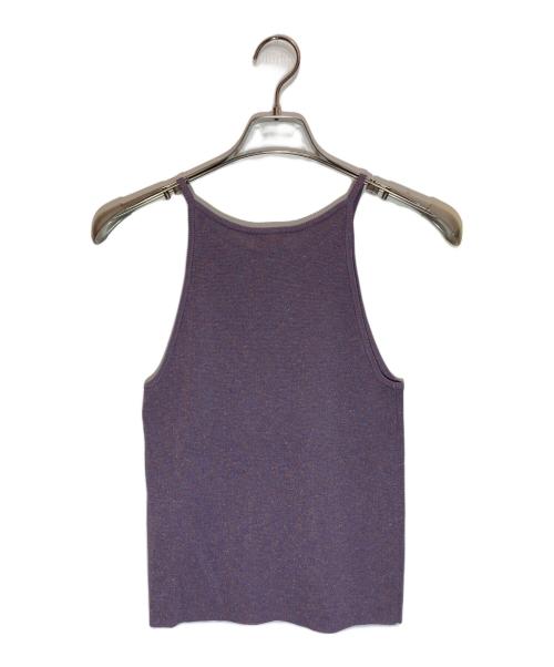 gajess（ガジェス）Gajess (ガジェス) glitter camisole gold パープル サイズ:SIZE Freeの古着・服飾アイテム