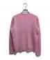 POLO RALPH LAUREN (ポロ・ラルフローレン) コットンケーブルニット ピンク サイズ:SIZE L（14-16） 未使用品：14000円