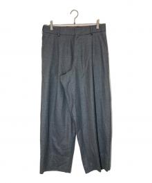 KOLOR（カラー）の古着「フランネル ワイドトラウザーズ」｜グレー