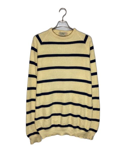 L.L.Bean（エルエルビーン）L.L.Bean (エルエルビーン) ボーダーニット イエロー サイズ:SIZE TALLの古着・服飾アイテム