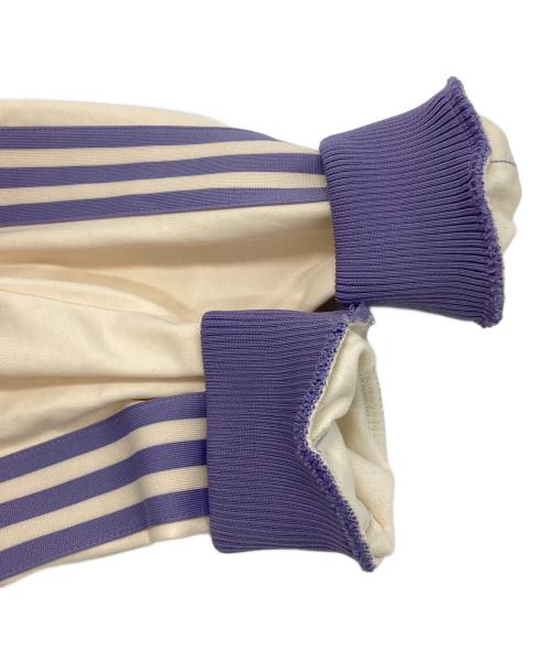 adidas（アディダス）adidas (アディダス) レアル・マドリード トラックトップ パープル×ベージュ サイズ:Lの古着・服飾アイテム