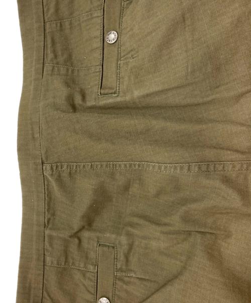THE NORTHFACE PURPLELABEL（ザ・ノースフェイス パープルレーベル）THE NORTHFACE PURPLELABEL (ザ・ノースフェイス パープルレーベル) Ripstop Wide Cropped Pants カーキ サイズ:36の古着・服飾アイテム