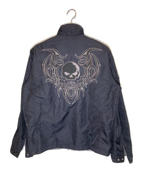 HARLEY-DAVIDSON（ハーレーダビッドソン）HARLEY-DAVIDSON (ハーレーダビッドソン) リバーシブルジャケット ブラック×グレー サイズ:Ⅿの古着・服飾アイテム