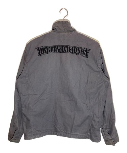 HARLEY-DAVIDSON（ハーレーダビッドソン）HARLEY-DAVIDSON (ハーレーダビッドソン) リバーシブルジャケット ブラック×グレー サイズ:Ⅿの古着・服飾アイテム