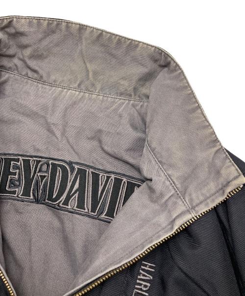 HARLEY-DAVIDSON（ハーレーダビッドソン）HARLEY-DAVIDSON (ハーレーダビッドソン) リバーシブルジャケット ブラック×グレー サイズ:Ⅿの古着・服飾アイテム