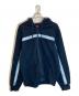 Supreme（シュプリーム）の古着「Text Stripe Zip Up Hooded Sweatshirt」｜ネイビー