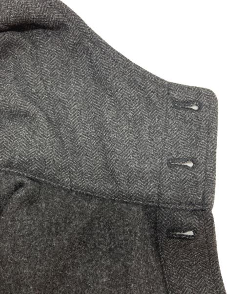 MODMNT（モドメント）MODMNT (モドメント) TWEED KNIT HOODED SHIRT グレー サイズ:Ⅿの古着・服飾アイテム