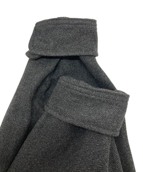 MODMNT（モドメント）MODMNT (モドメント) TWEED KNIT HOODED SHIRT グレー サイズ:Ⅿの古着・服飾アイテム