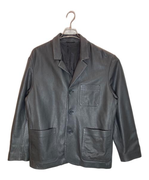 SUPREME（シュプリーム）SUPREME (シュプリーム) Leather Blazer ブラック サイズ:Ⅿの古着・服飾アイテム