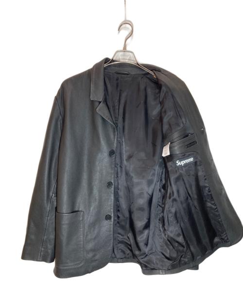 SUPREME（シュプリーム）SUPREME (シュプリーム) Leather Blazer ブラック サイズ:Ⅿの古着・服飾アイテム