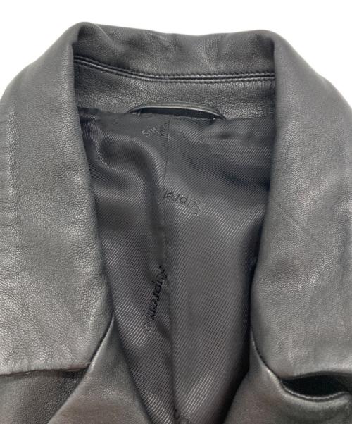 SUPREME（シュプリーム）SUPREME (シュプリーム) Leather Blazer ブラック サイズ:Ⅿの古着・服飾アイテム