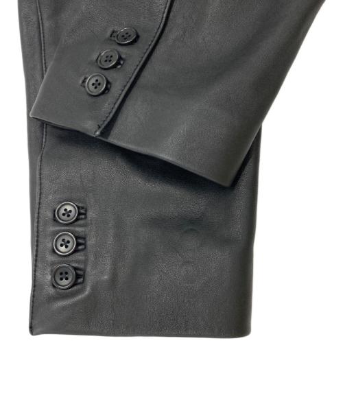 SUPREME（シュプリーム）SUPREME (シュプリーム) Leather Blazer ブラック サイズ:Ⅿの古着・服飾アイテム