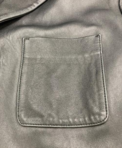 SUPREME（シュプリーム）SUPREME (シュプリーム) Leather Blazer ブラック サイズ:Ⅿの古着・服飾アイテム
