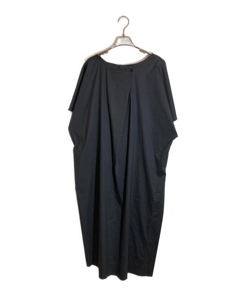 DES PRES（デ プレ）DES PRES (デ プレ) コットンストレッチブロード ギャザーワンピース ブラック サイズ:SIZE Freeの古着・服飾アイテム