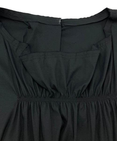 DES PRES（デ プレ）DES PRES (デ プレ) コットンストレッチブロード ギャザーワンピース ブラック サイズ:SIZE Freeの古着・服飾アイテム