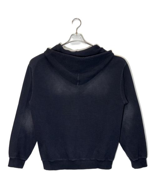 X-LARGE（エクストララージ）X-LARGE (エクストララージ) FADED WAFFLE ZIP UP HOODED SWEATSHIRT ブラック サイズ:Ⅿの古着・服飾アイテム