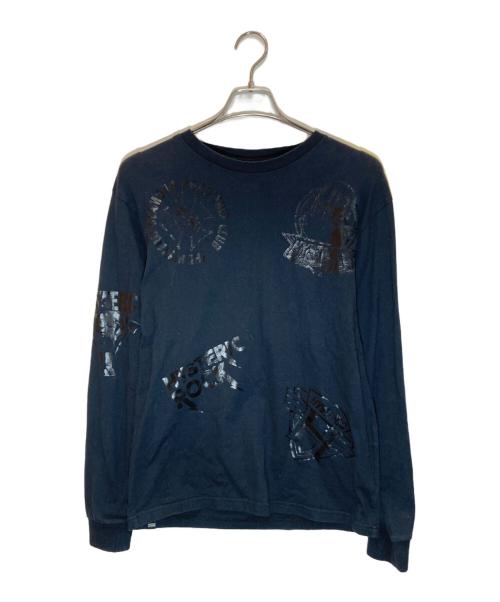 Hysteric Glamour（ヒステリックグラマー）Hysteric Glamour (ヒステリックグラマー) プリントカットソー ブラック サイズ:Sの古着・服飾アイテム
