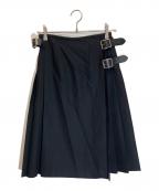 O'NEIL OF DUBLINオニールオブダブリン）の古着「ラップスカート」｜ブラック