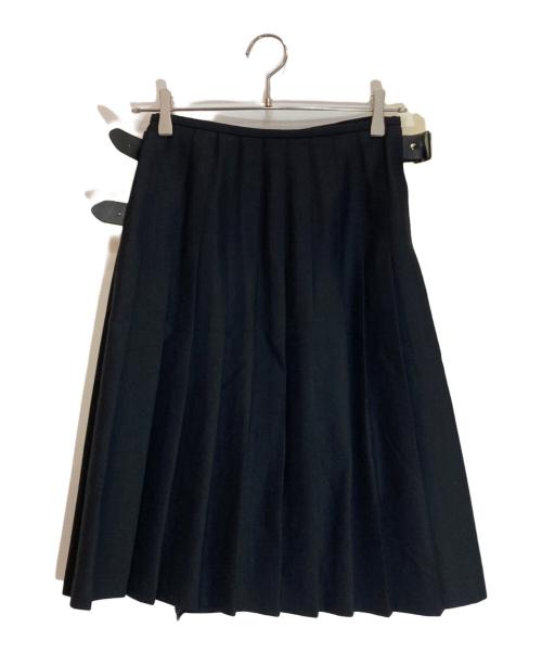 O'NEIL OF DUBLIN（オニールオブダブリン）O'NEIL OF DUBLIN (オニールオブダブリン) ラップスカート ブラック サイズ:36の古着・服飾アイテム