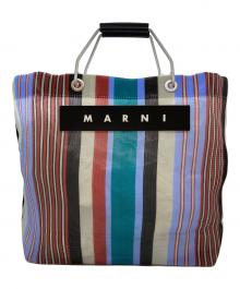 MARNI（マルニ）の古着「マーケット ストライプトートバッグ」｜マルチカラー