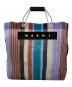 MARNI（マルニ）の古着「マーケット ストライプトートバッグ」｜マルチカラー