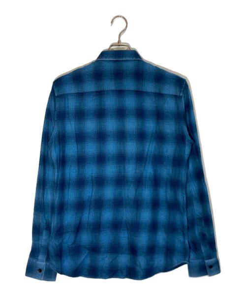 GIVENCHY（ジバンシィ）GIVENCHY (ジバンシィ) チェックシャツ ブルー サイズ:39の古着・服飾アイテム