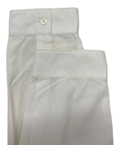 GUCCI（グッチ）GUCCI (グッチ) シルク切替シャツ ホワイト サイズ:40の古着・服飾アイテム