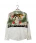 GUCCI (グッチ) シルク切替シャツ ホワイト サイズ:40：17000円